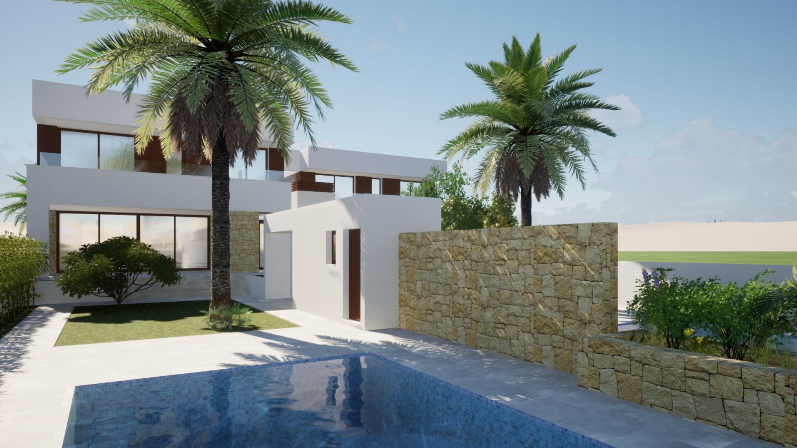 Vista exterior de Casa o xalet en venda en Alicante / Alacant amb Aire condicionat, Calefacció i Jardí privat