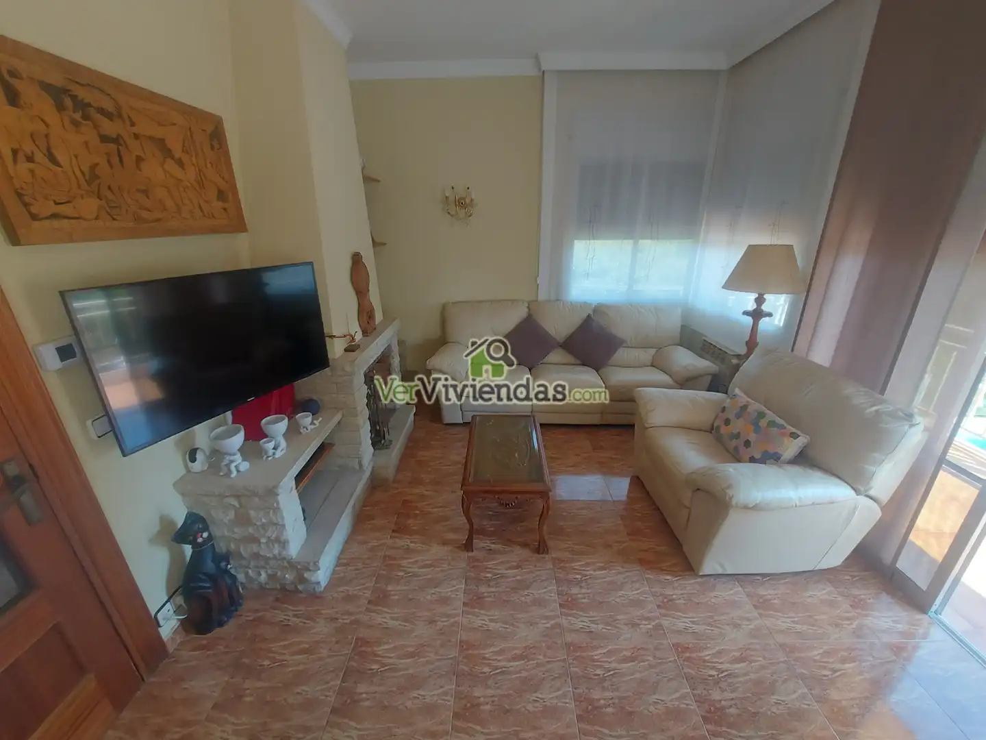 Sala d'estar de Casa o xalet en venda en Piera amb Calefacció, Jardí privat i Terrassa