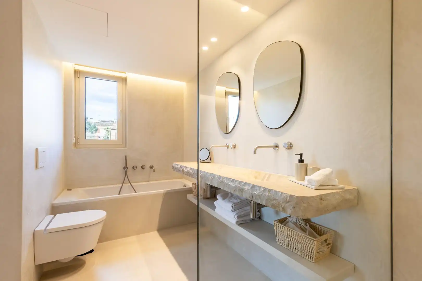 Baño de Casa o chalet en venta en Búger con Aire acondicionado, Calefacción y Jardín privado