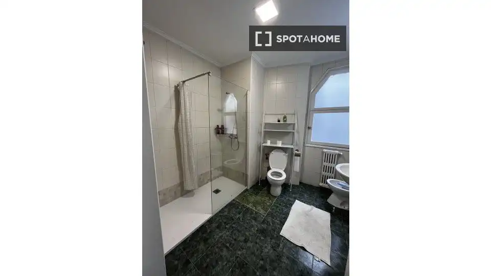 Bathroom of Flat for share in Bilbao   with Air Conditioner and Terrace