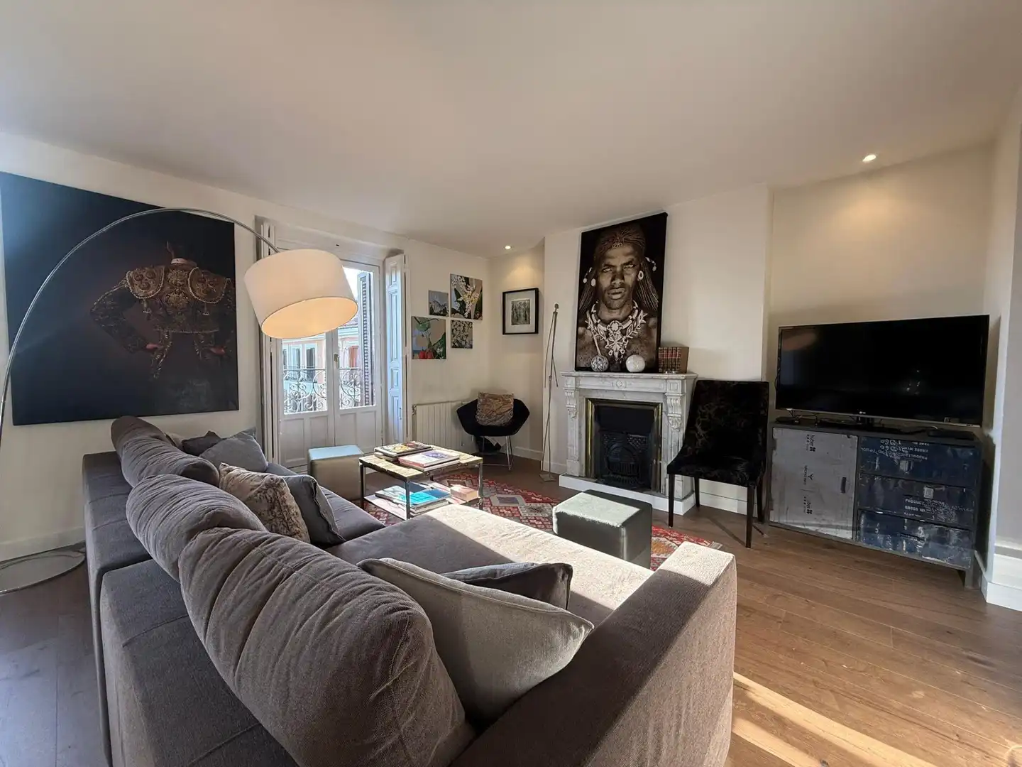Living room of Duplexes for sale in Madrid  with Air Conditioner, Heating and Storage room