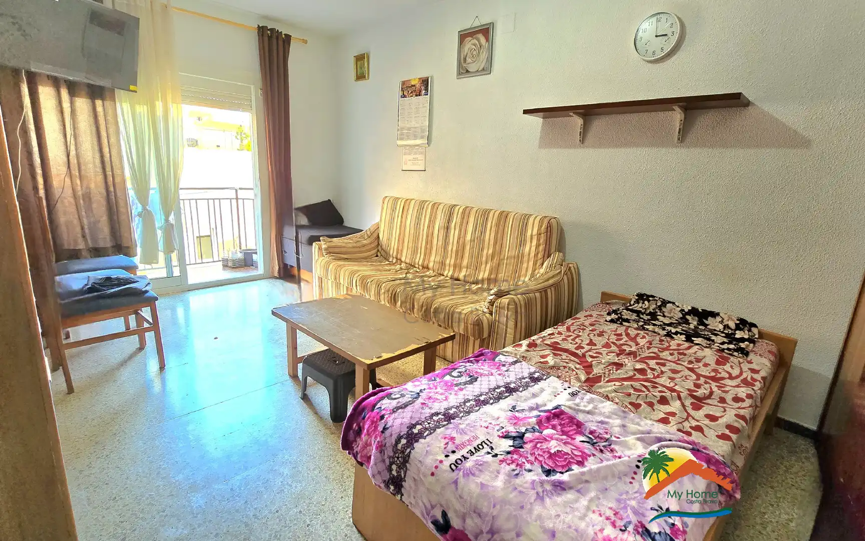 Schlafzimmer von Wohnung zum Verkauf in Lloret de Mar mit Balkon