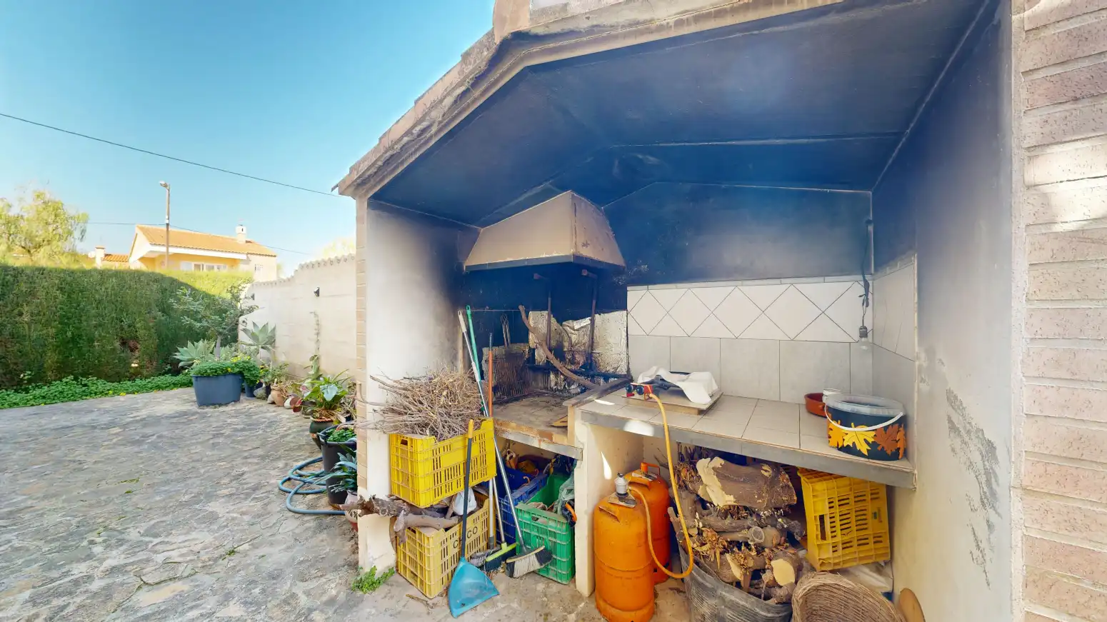 Garden of Houses for sale in Sagunto / Sagunt  with Private garden, Terrace and Swimming Pool