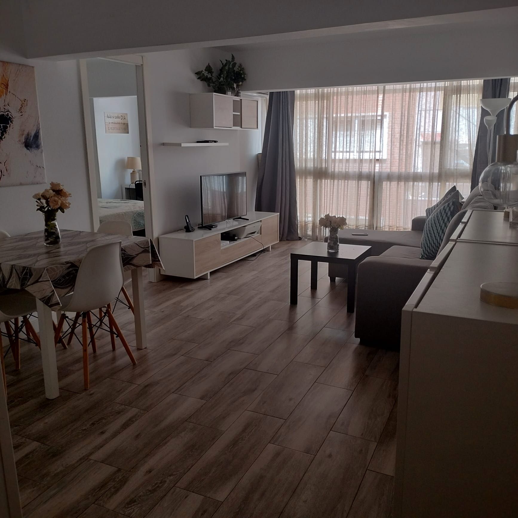 Sala d'estar de Pis de lloguer en Málaga Capital amb Aire condicionat, Moblat i Forn