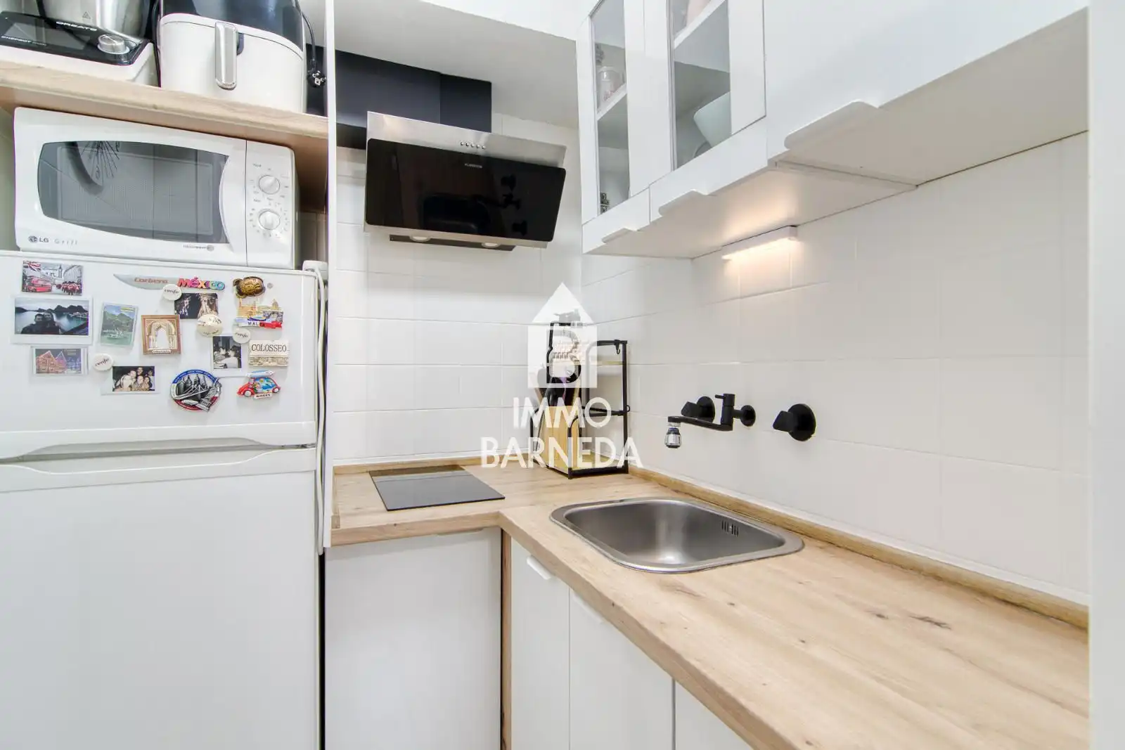 Kitchen of Flat for sale in Roses  with Parquet flooring and Furnished