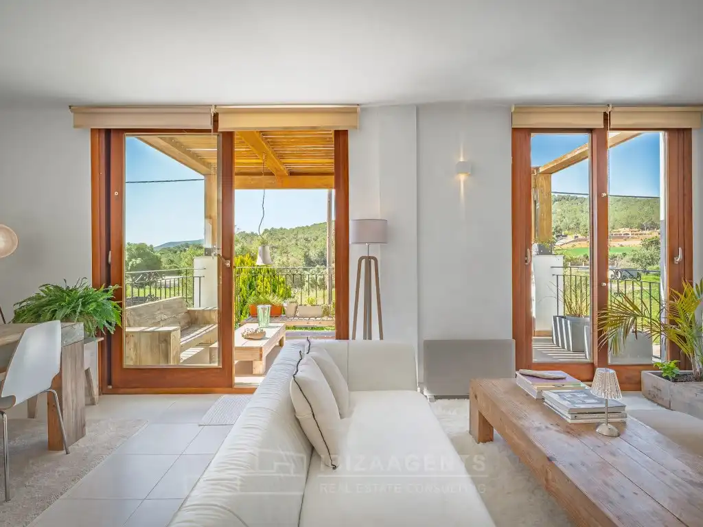 Terrassa de Apartament en venda en Sant Antoni de Portmany amb Aire condicionat, Rentadora i TV