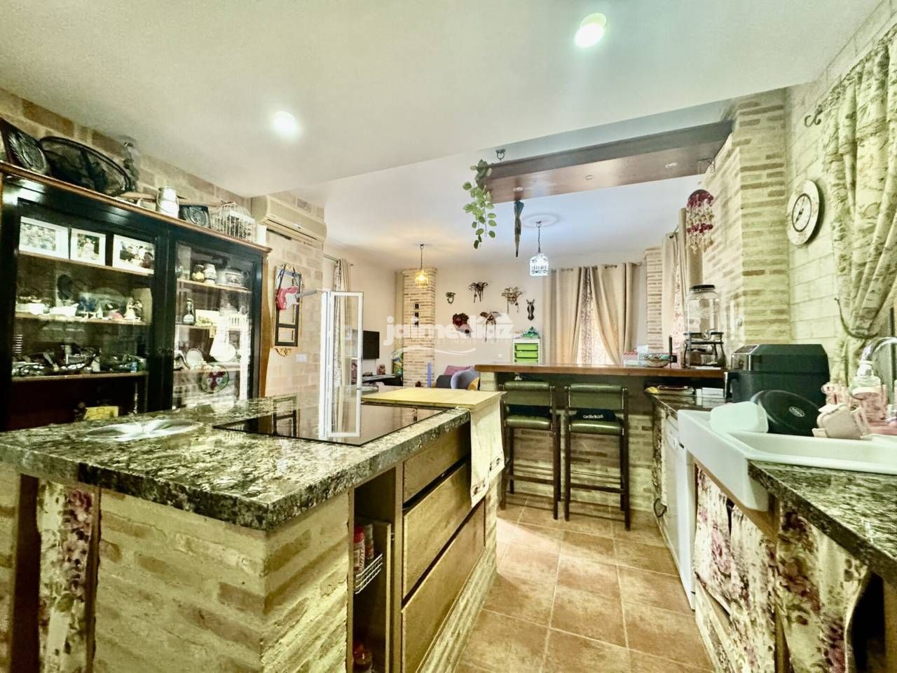 Kitchen of Flat to rent in Burguillos  with Air Conditioner and Private garden