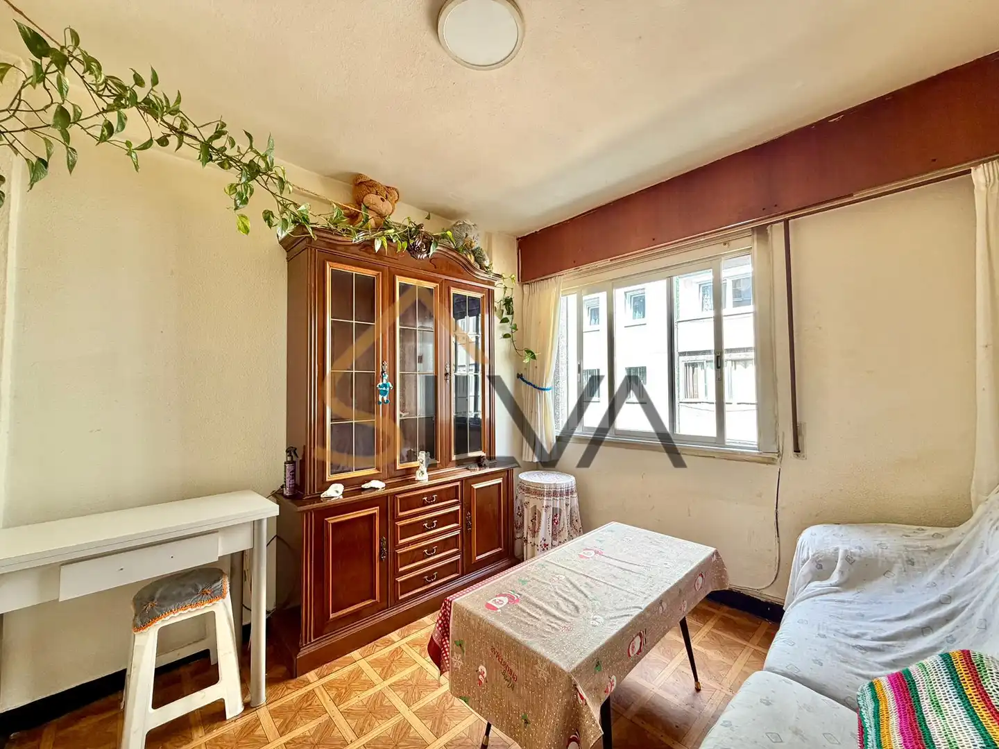 Sala de estar de Piso en venta en A Coruña Capital  con Calefacción y Amueblado