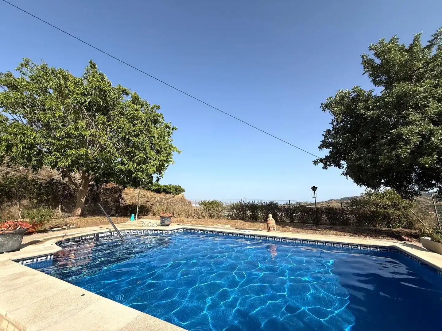 Swimming pool of Country homes for sale in Cútar  with Air Conditioner, Private garden and Terrace