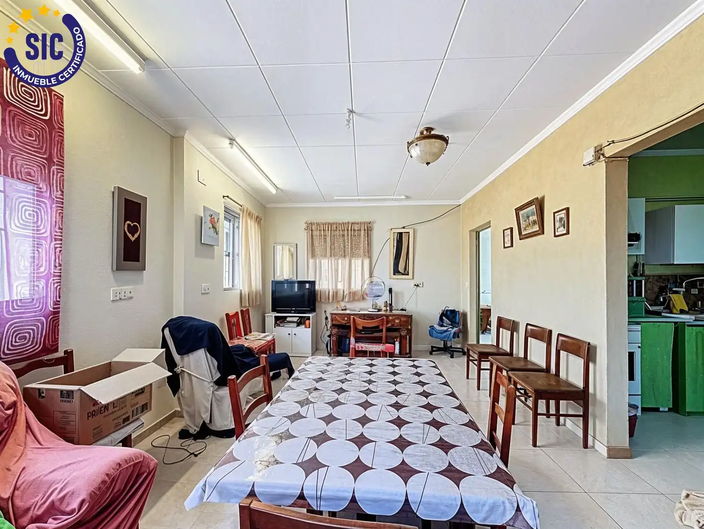 Sala de estar de Casa o chalet en venta en Llocnou d'En Fenollet con Terraza