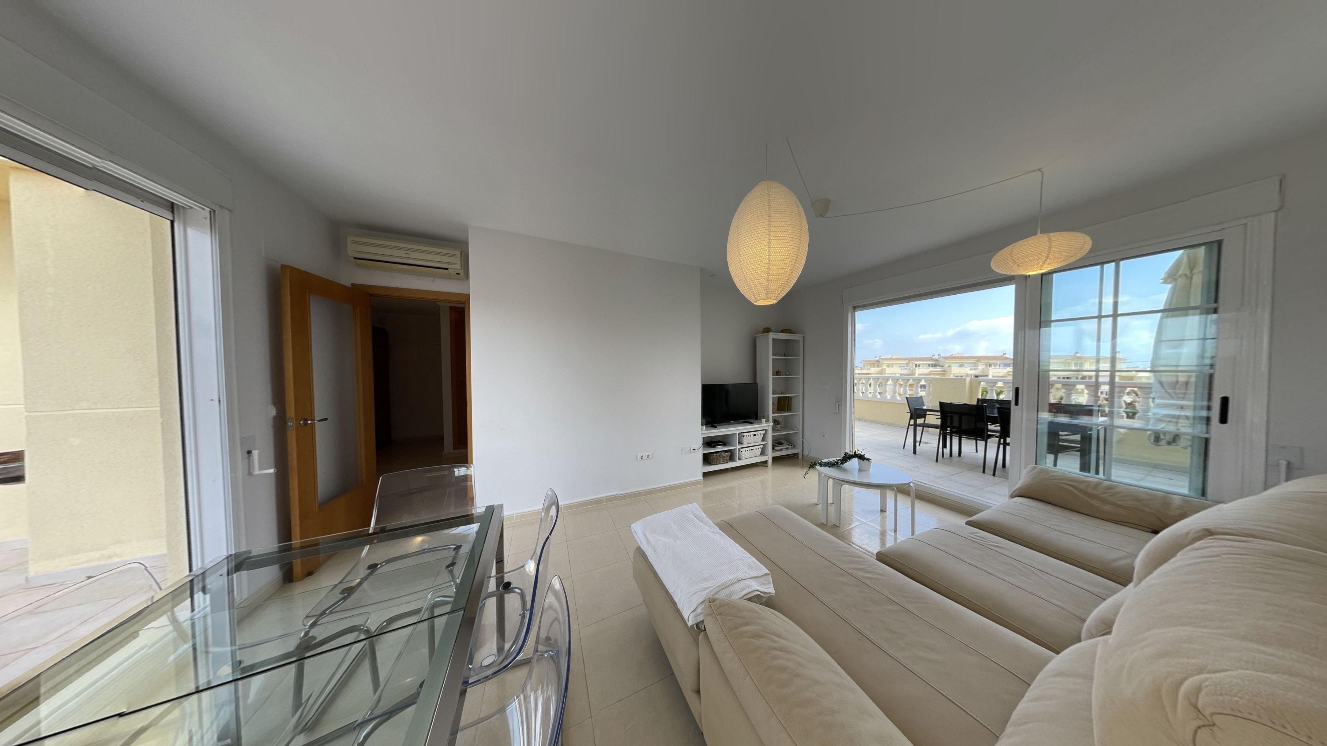 Living room of Attic for sale in Dénia  with Air Conditioner, Heating and Terrace