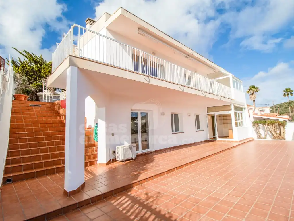 Exterior view of Houses for sale in Maó - Mahón  with Air Conditioner, Private garden and Terrace