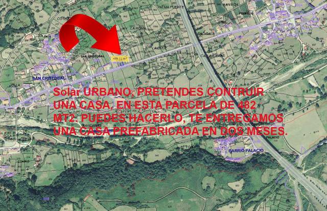 Terreno residencial en Venta en Arenas de Iguña