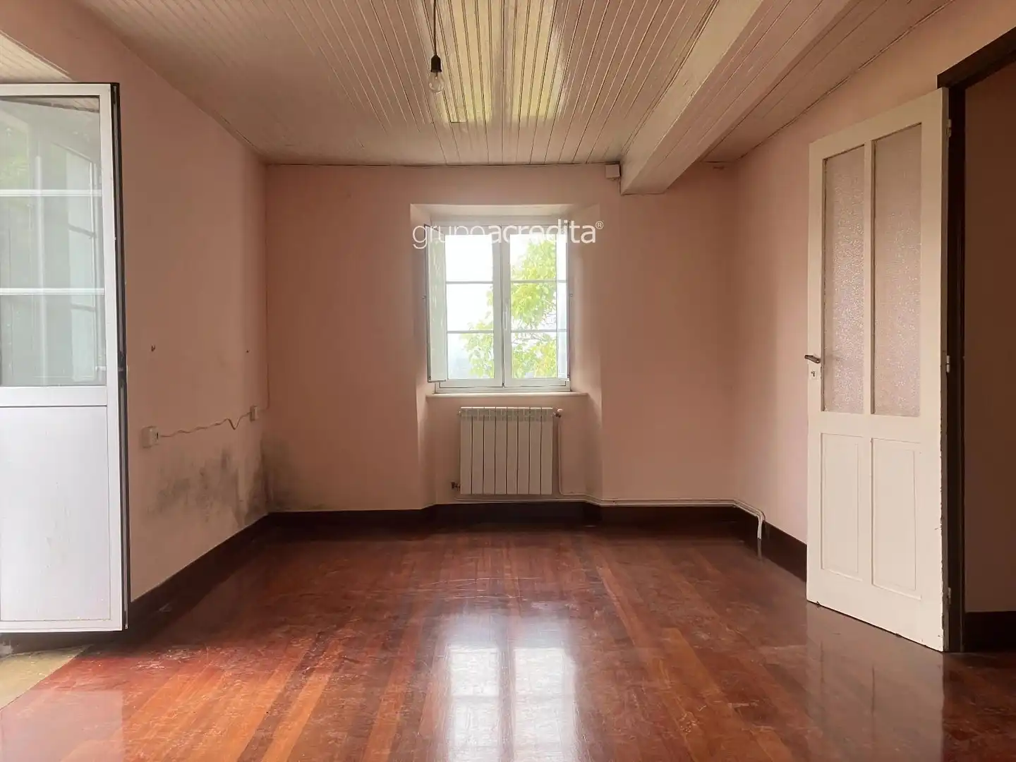 Sala d'estar de Casa o xalet en venda en Abegondo amb Calefacció i Terrassa