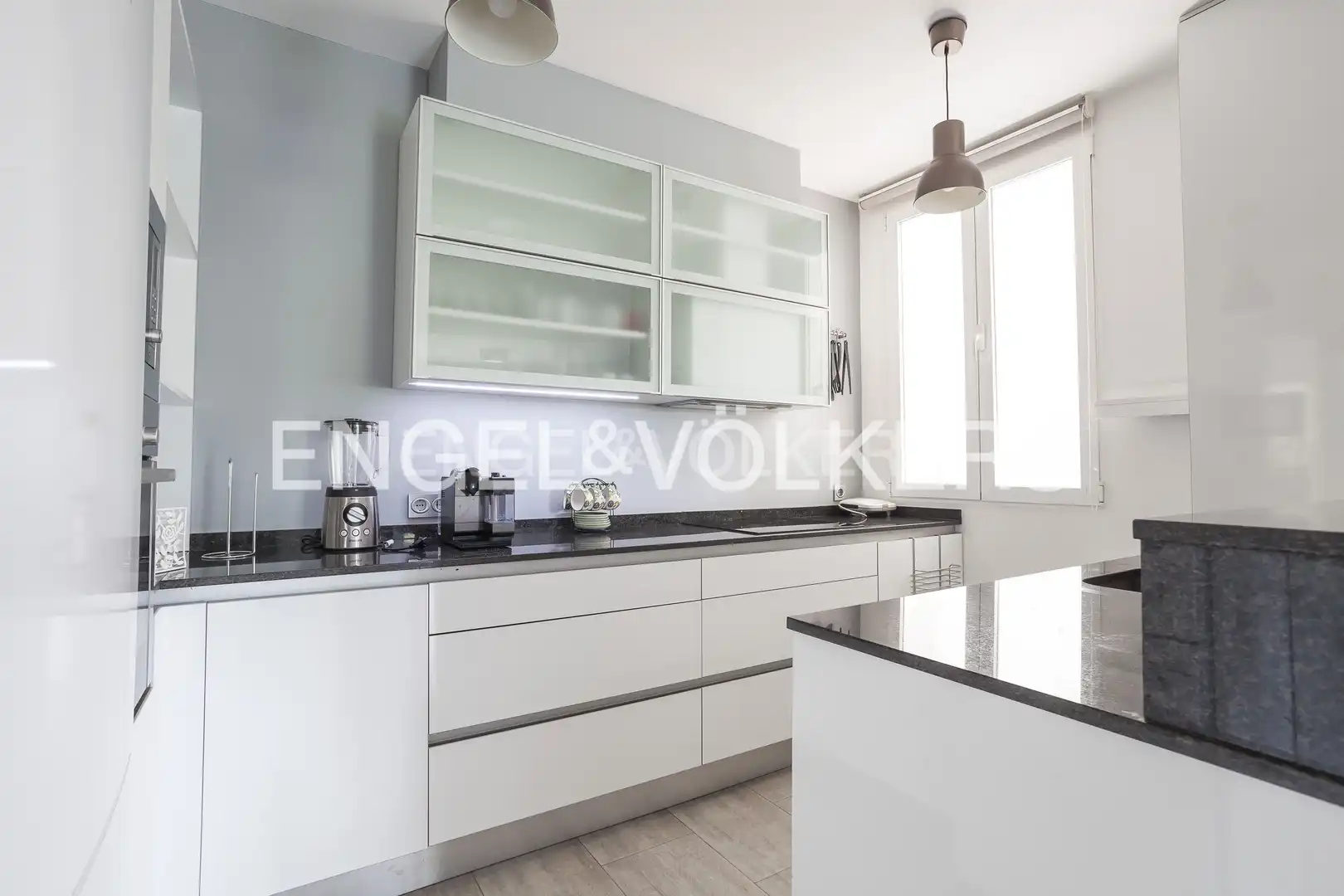 Cocina de Piso de alquiler en Madrid con Aire acondicionado, Calefacción y Amueblado
