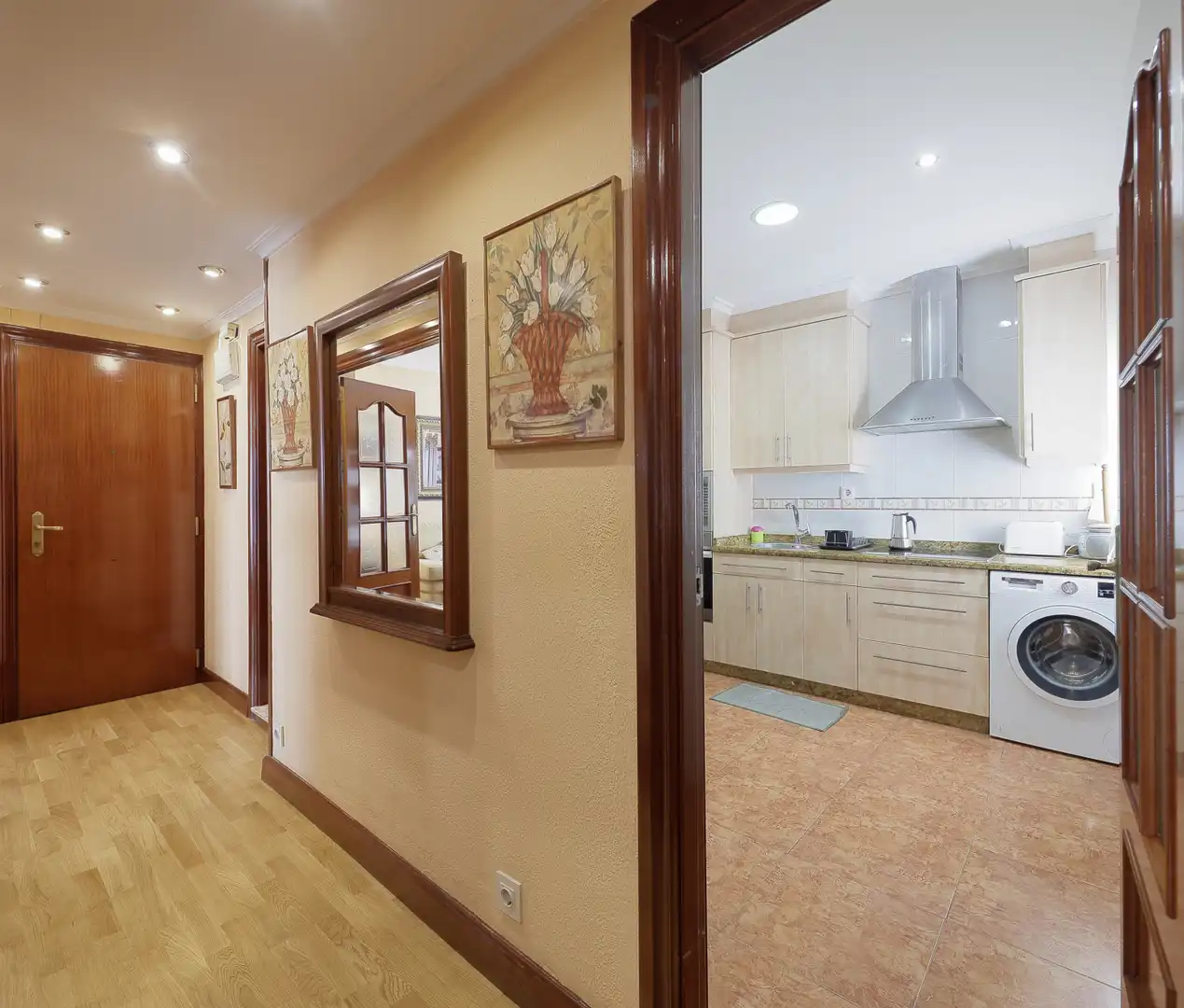 Küche von Wohnung zum Verkauf in Gijón  mit Heizung und Möbliert