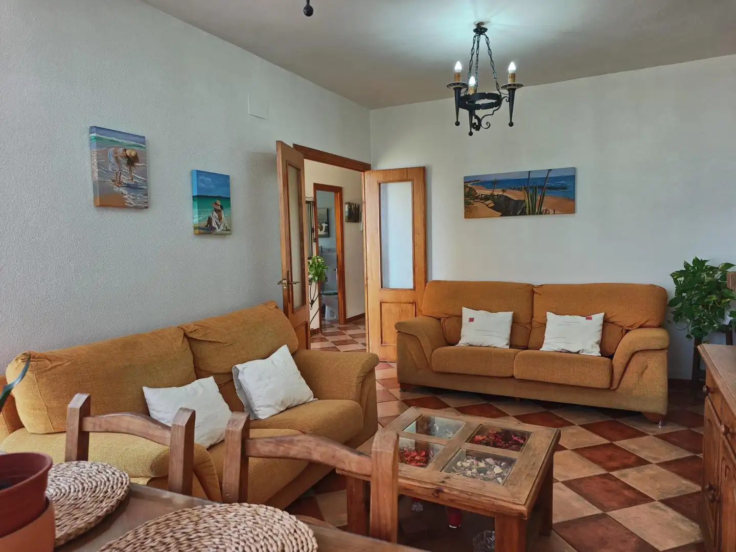 Living room of Houses for sale in Chiclana de la Frontera  with Heating, Private garden and Storage room