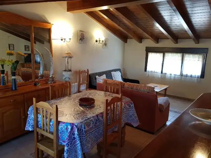Dining room of Flat for sale in Jerte  with Heating, Private garden and Furnished