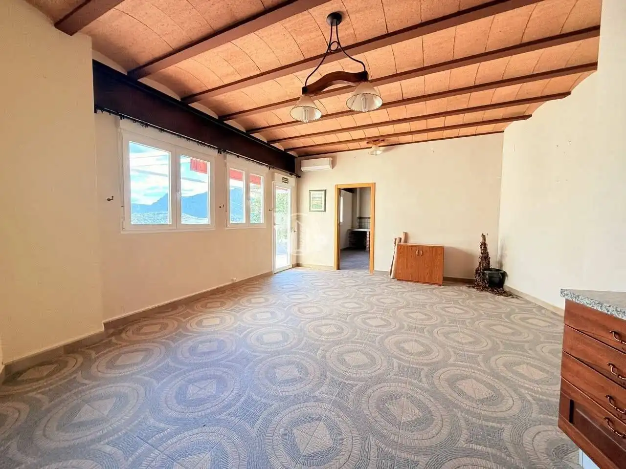 Sala de estar de Casa o chalet en venta en Callosa d'en Sarrià con Terraza y Piscina