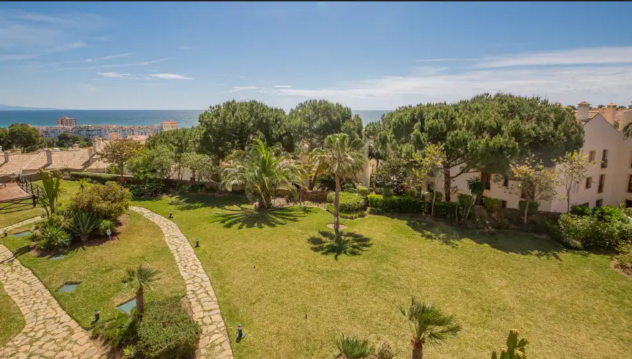 Jardí de Apartament en venda en Manilva amb Aire condicionat, Calefacció i Terrassa