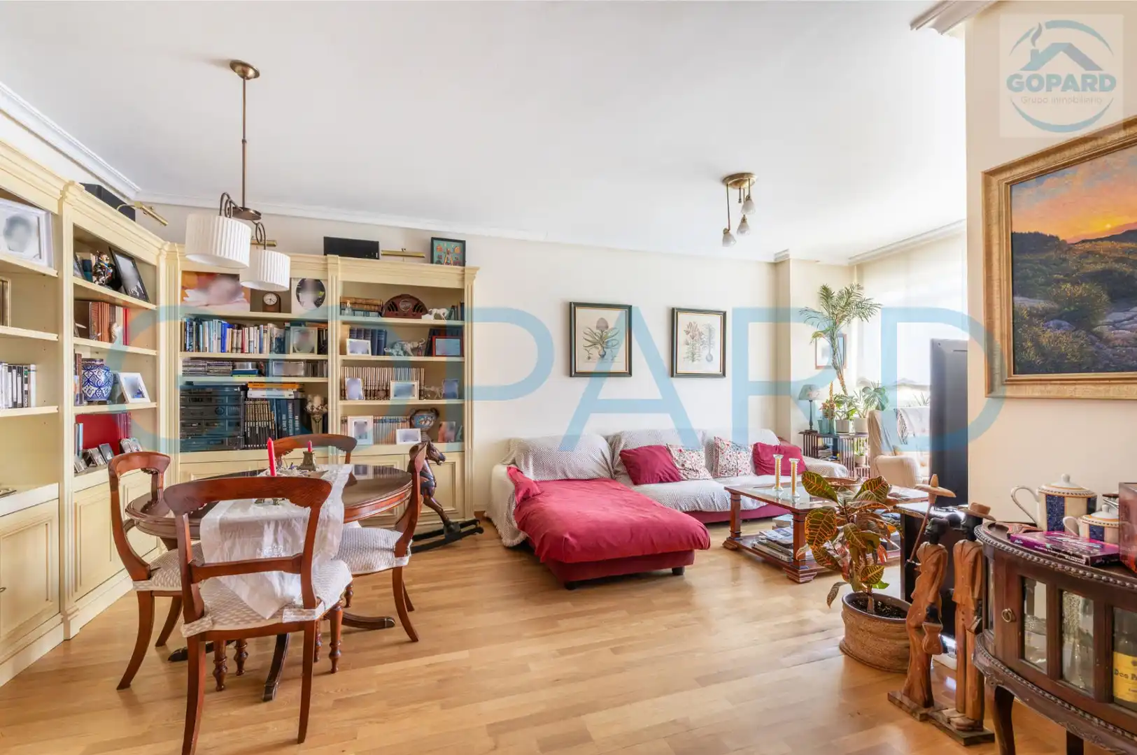 Sala de estar de Piso en venta en Alcobendas con Aire acondicionado, Calefacción y Parquet