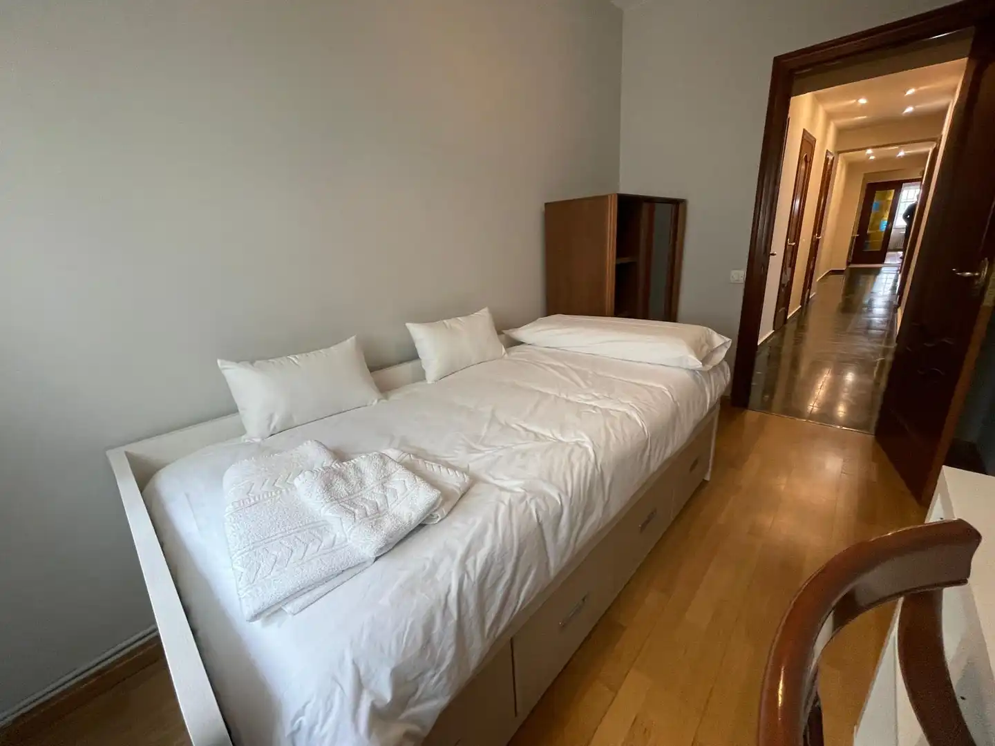 Bedroom of Flat for rent in Lugo  with Heating, Furnished and Oven