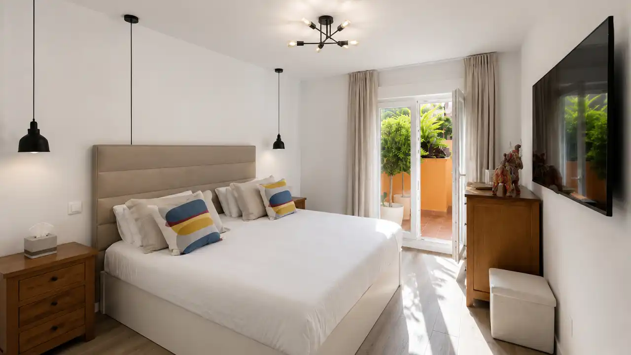 Dormitori de Àtic en venda en Marbella amb Aire condicionat, Calefacció i Terrassa
