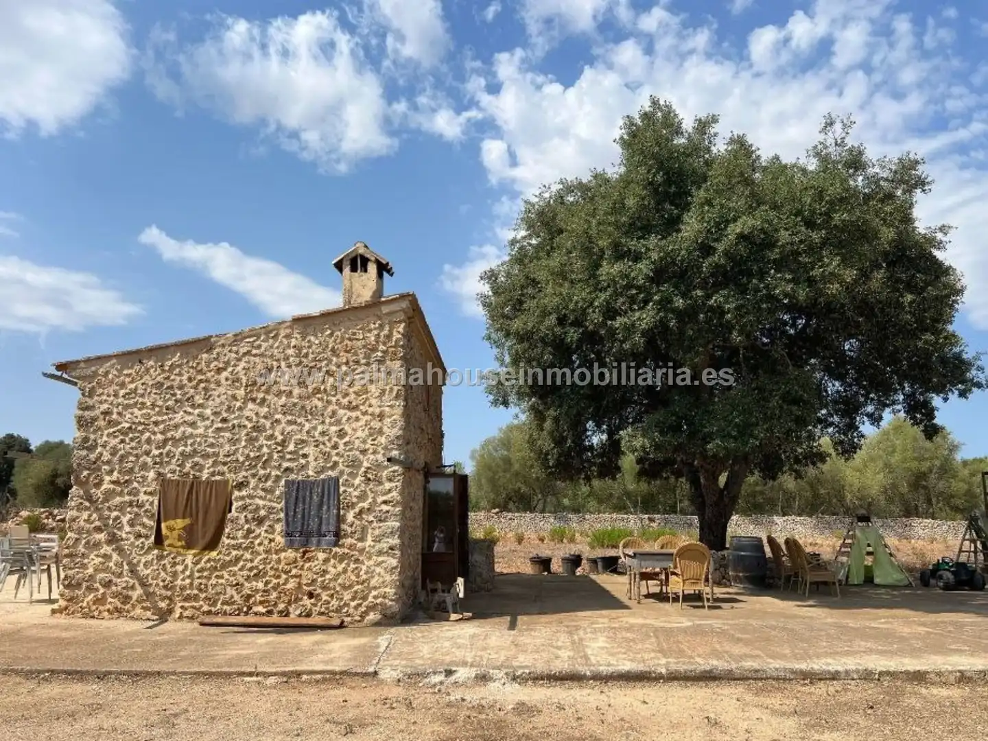 Vista exterior de Finca rústica en venta en Llubí con Terraza y Piscina