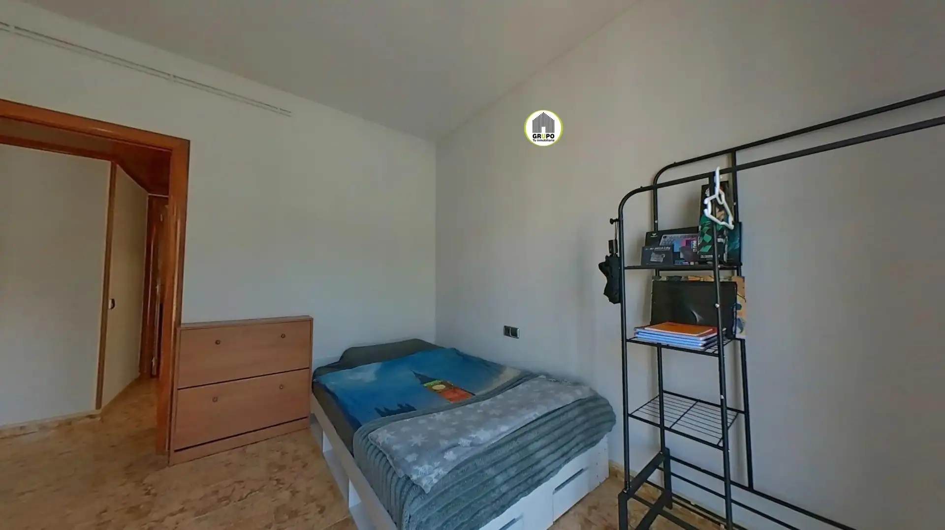 Schlafzimmer von Wohnung zum Verkauf in Esplugues de Llobregat mit Klimaanlage, Heizung und Balkon