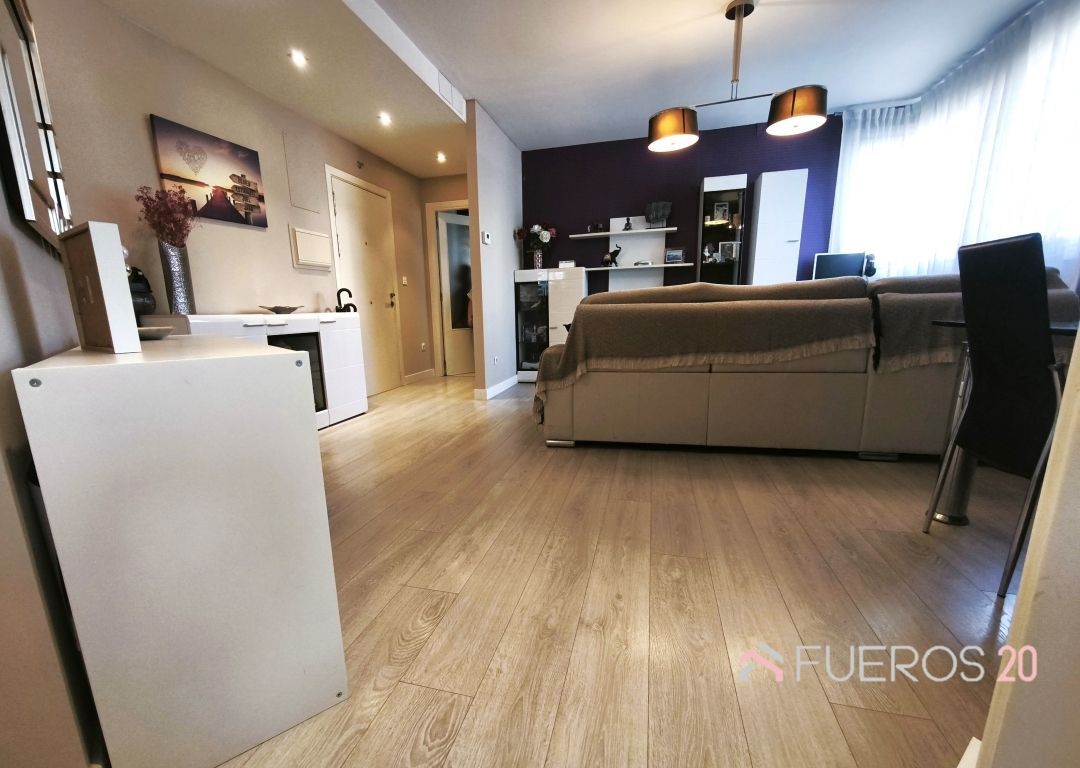 Living room of Flat for sale in Zalla   with Heating, Private garden and Storage room
