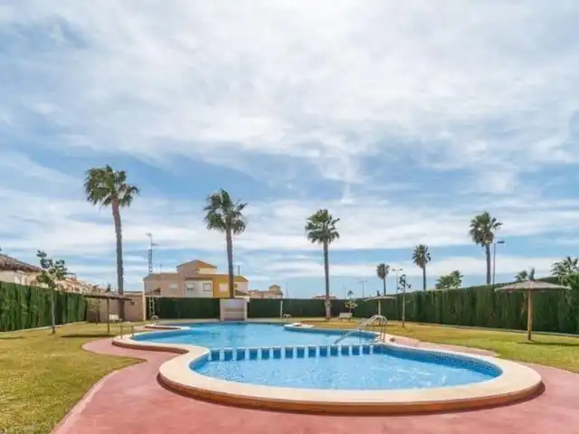 Piscina de Casa o xalet en venda en Torrevieja amb Aire condicionat, Jardí privat i Terrassa
