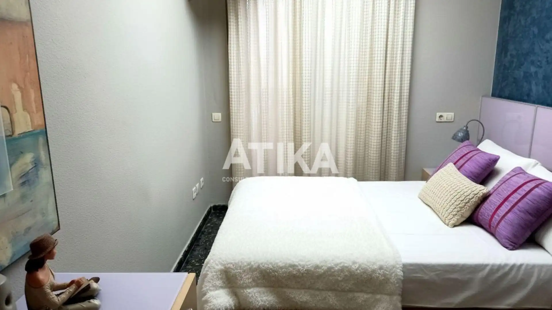 Bedroom of Flat for sale in Ontinyent  with Air Conditioner, Heating and Storage room