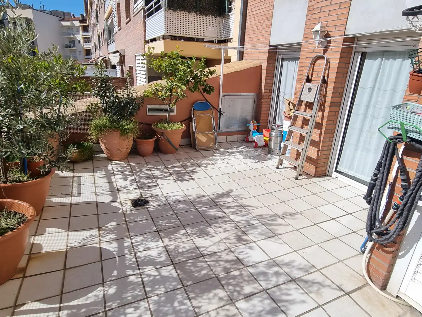 Terrace of Flat for sale in Girona  with Air Conditioner, Heating and Terrace