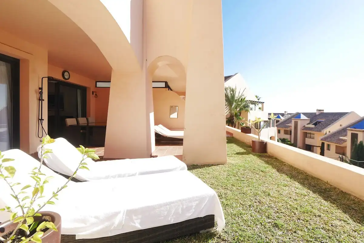 Terrassa de Planta baixa en venda en Mijas amb Aire condicionat, Jardí privat i Terrassa