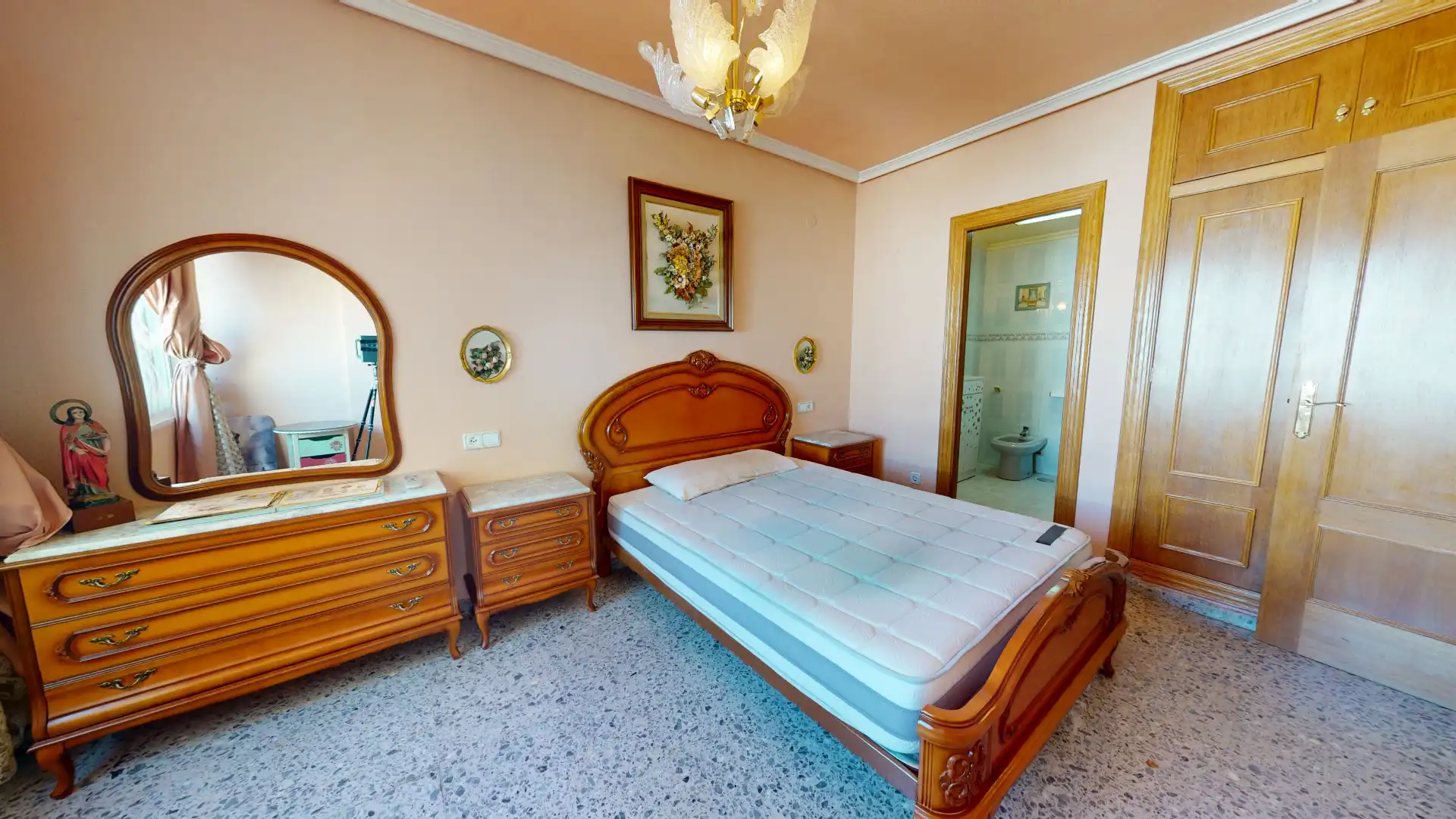 Habitación de Casa adosada en venta en Elda con Aire acondicionado, Terraza y Trastero