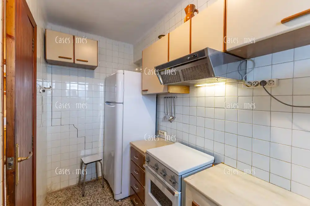 Cocina de Apartamento en venta en La Pobla de Farnals con Terraza, Amueblado y Piscina comunitaria