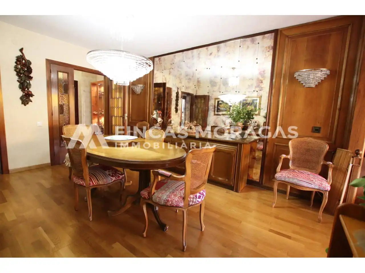Dining room of Attic for sale in Sant Cugat del Vallès  with Air Conditioner, Heating and Parquet flooring