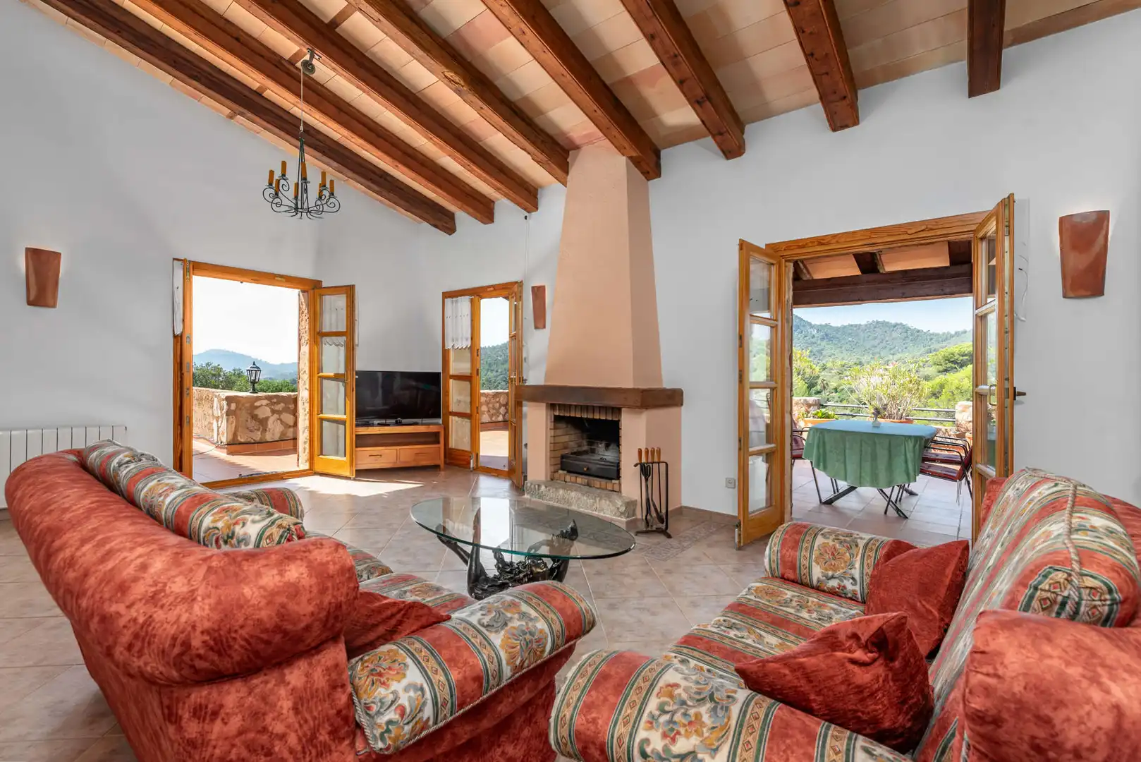 Living room of Country homes for sale in Son Servera  with Heating, Terrace and Furnished