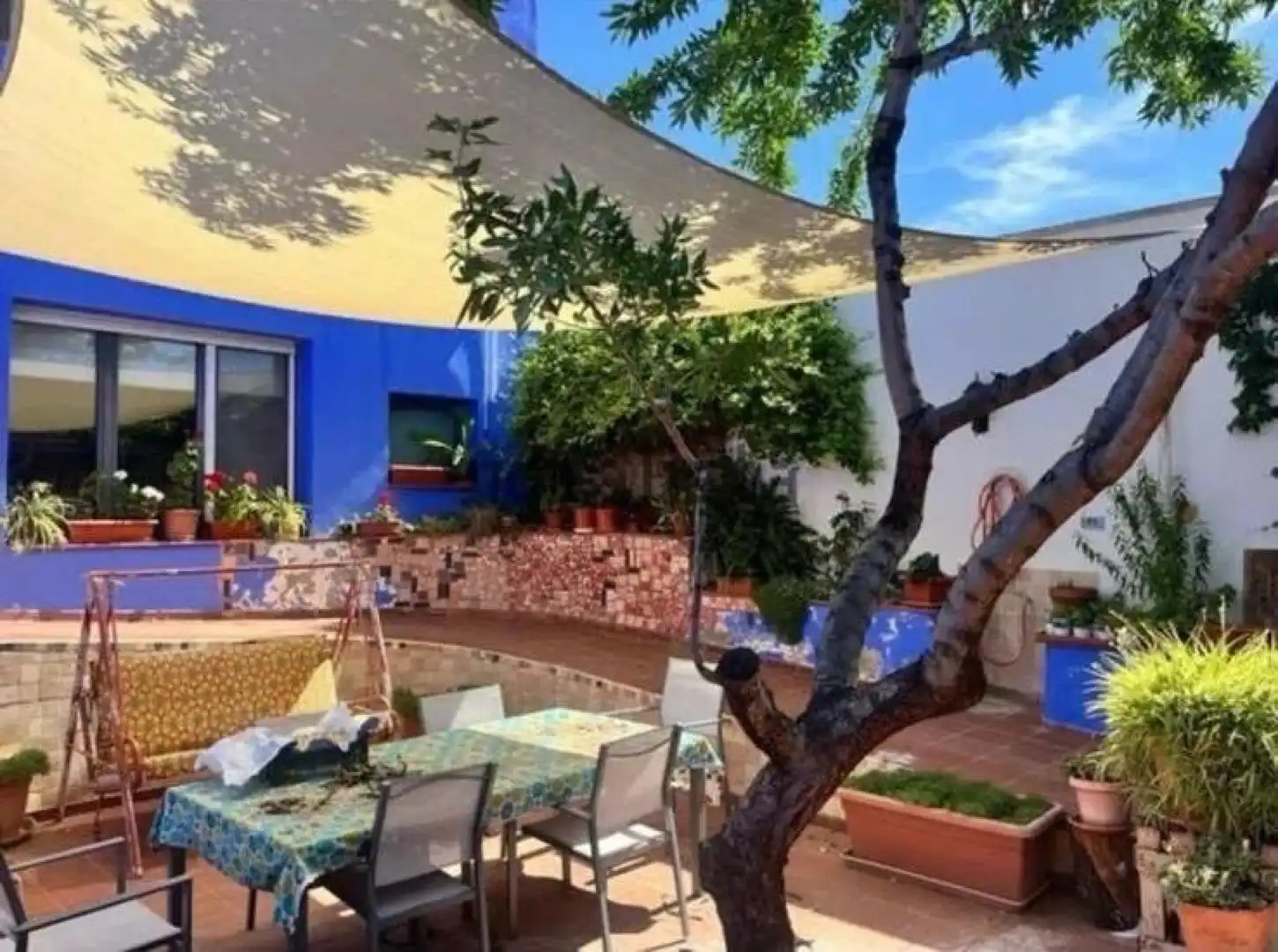 Terrasse von Einfamilien-Reihenhaus zum Verkauf in Peñas de San Pedro
