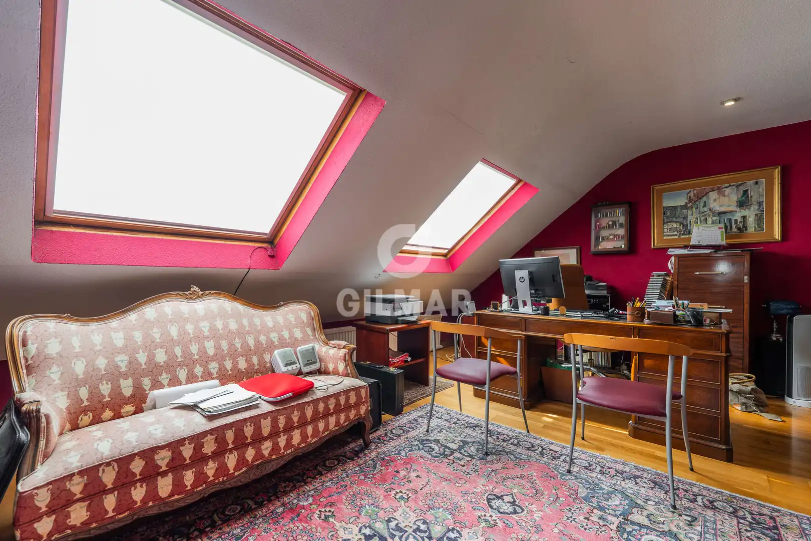 Schlafzimmer von Einfamilien-Reihenhaus zum Verkauf in Pozuelo de Alarcón mit Heizung, Privatgarten und Schwimmbad