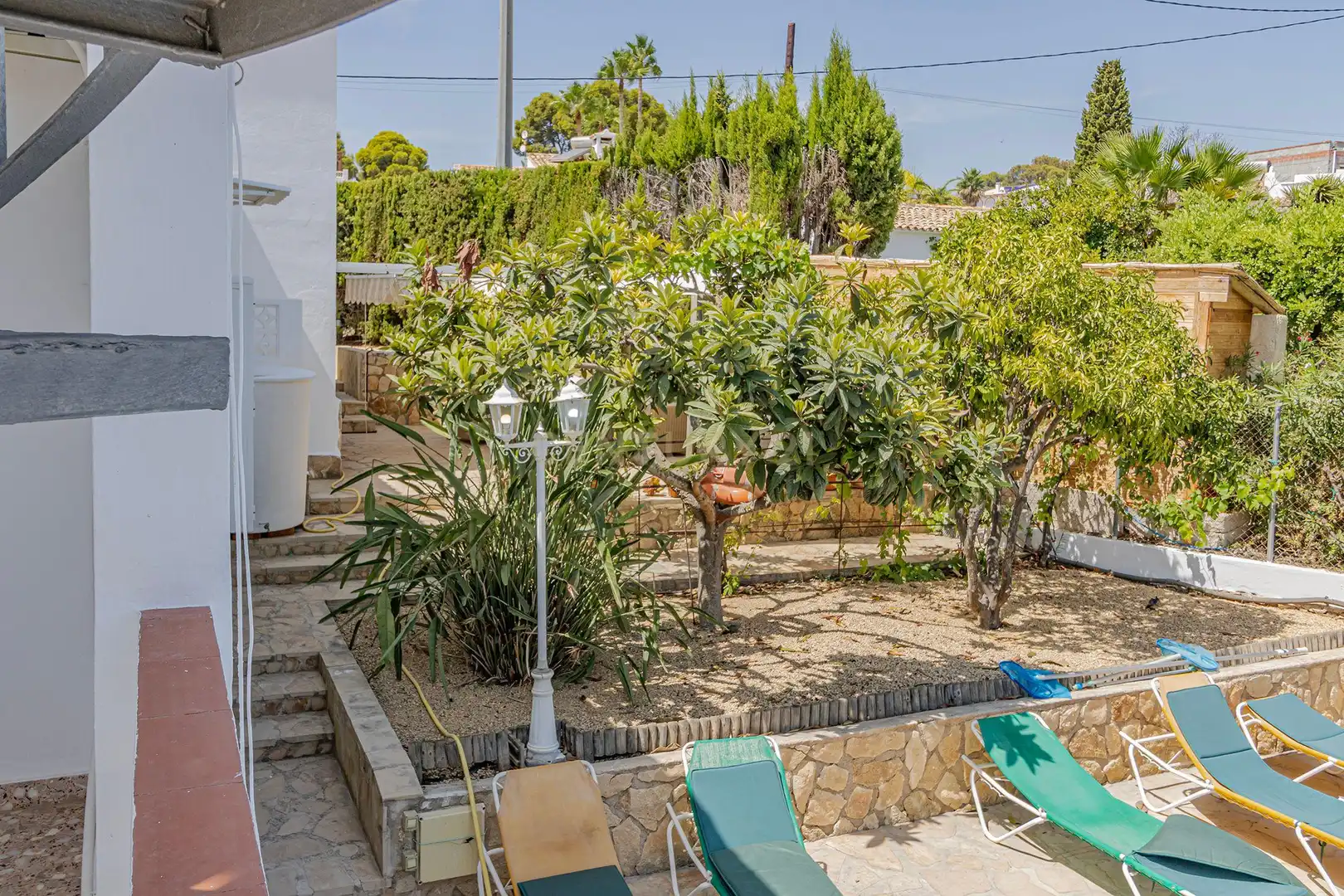 Terrace of Houses for rent in Calpe / Calp  with Air Conditioner, Private garden and Swimming Pool