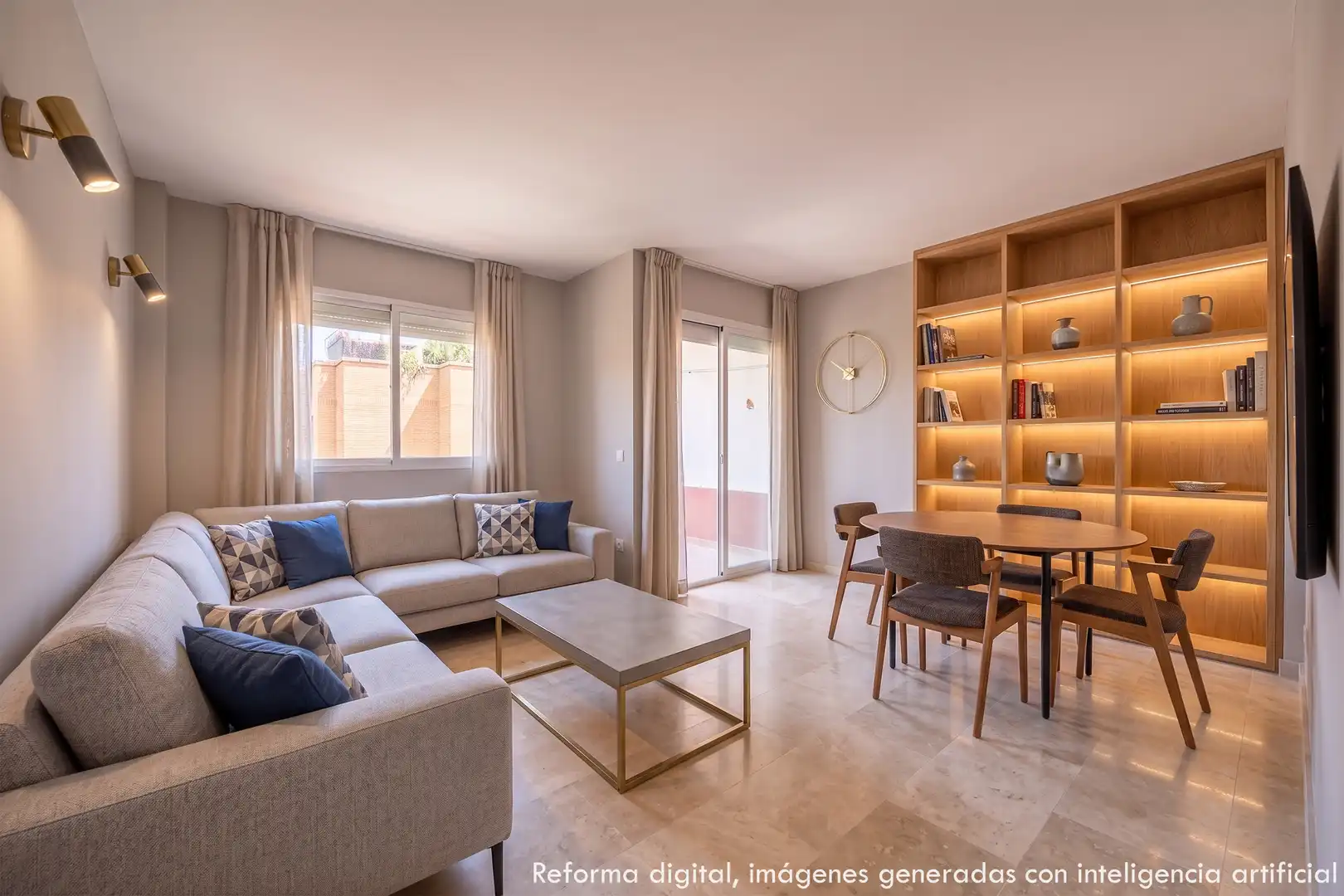 Sala d'estar de Apartament en venda en Benidorm amb Moblat