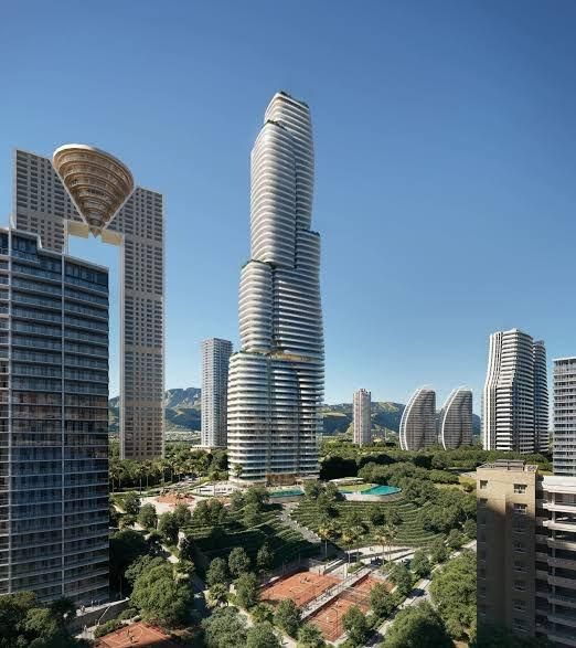 Vista exterior de Apartamento en venta en Benidorm con Aire acondicionado, Terraza y Trastero