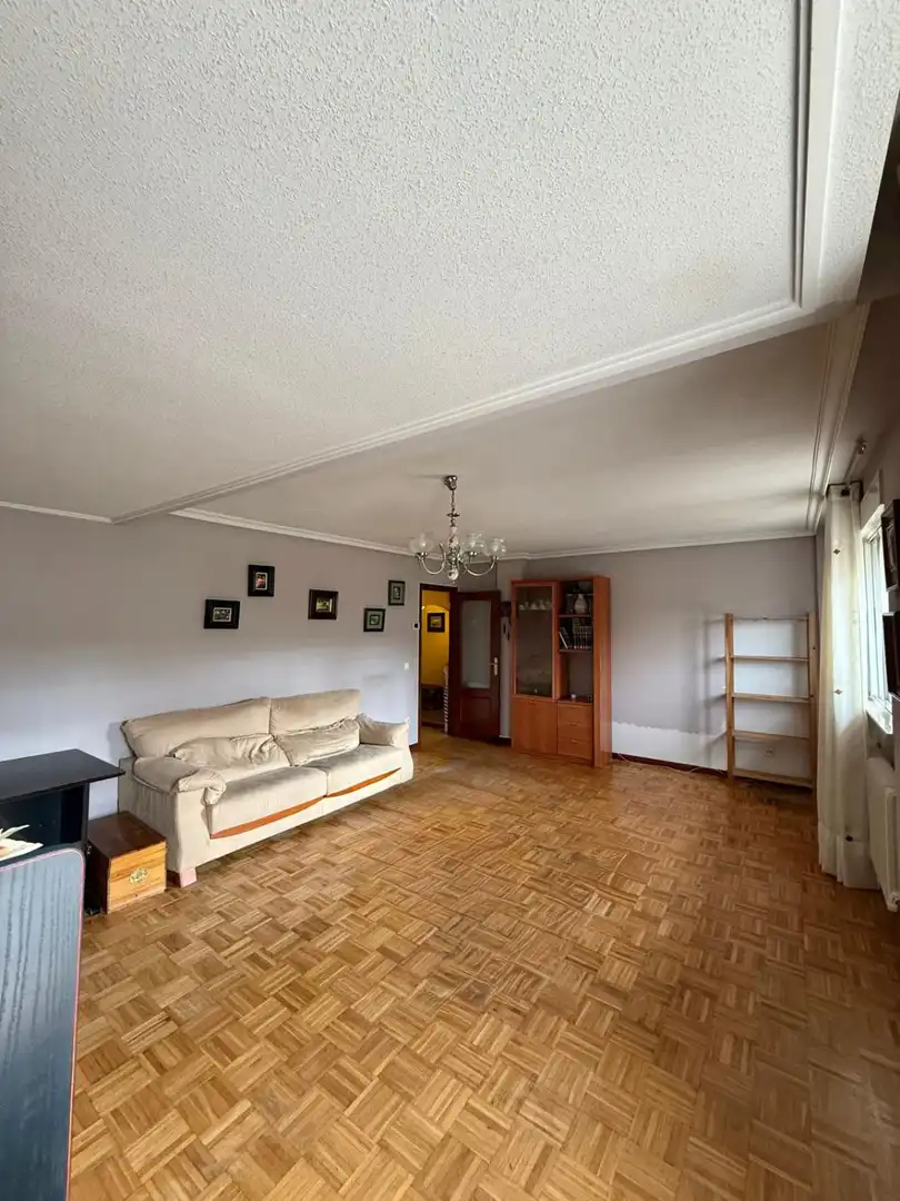 Sala d'estar de Pis en venda en Salamanca amb Calefacció, Parquet i Terrassa