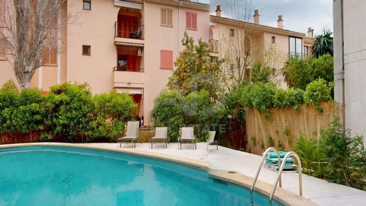 Swimming pool of Flat for sale in Pollença  with Air Conditioner, Terrace and Swimming Pool