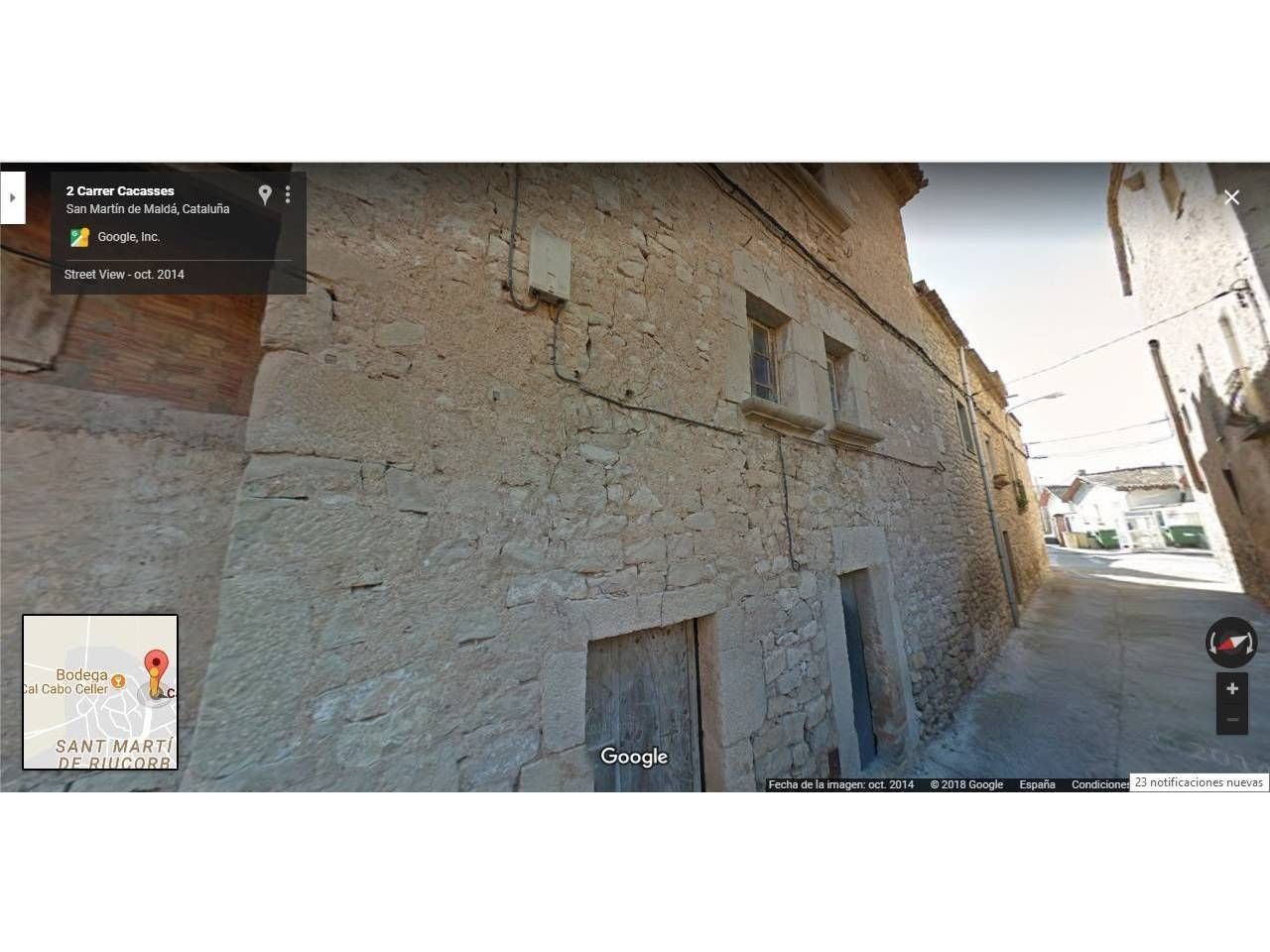 Exterior view of House or chalet for sale in Sant Martí de Riucorb  with Terrace