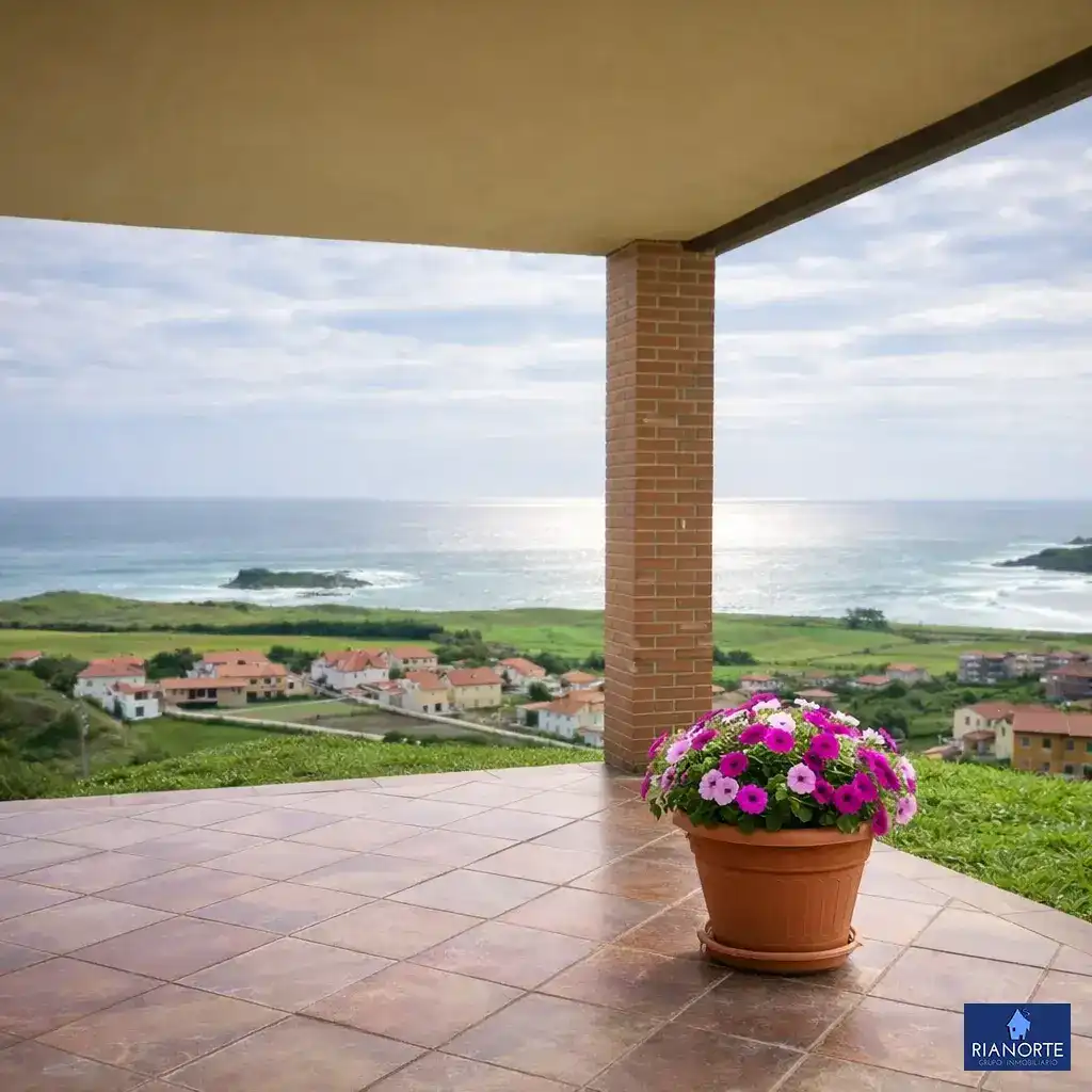 Terraza de Casa o chalet en venta en Gozón con Calefacción, Jardín privado y Terraza