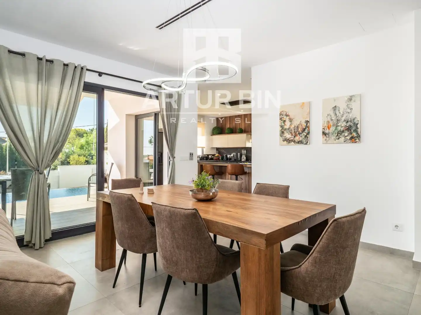 Comedor de Casa o chalet en venta en Bétera con Aire acondicionado, Calefacción y Jardín privado