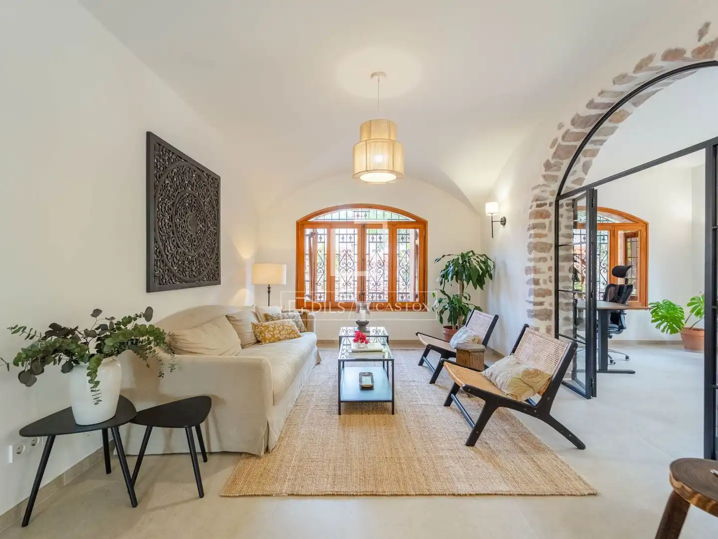 Sala d'estar de Casa o xalet en venda en Náquera amb Aire condicionat, Calefacció i Jardí privat