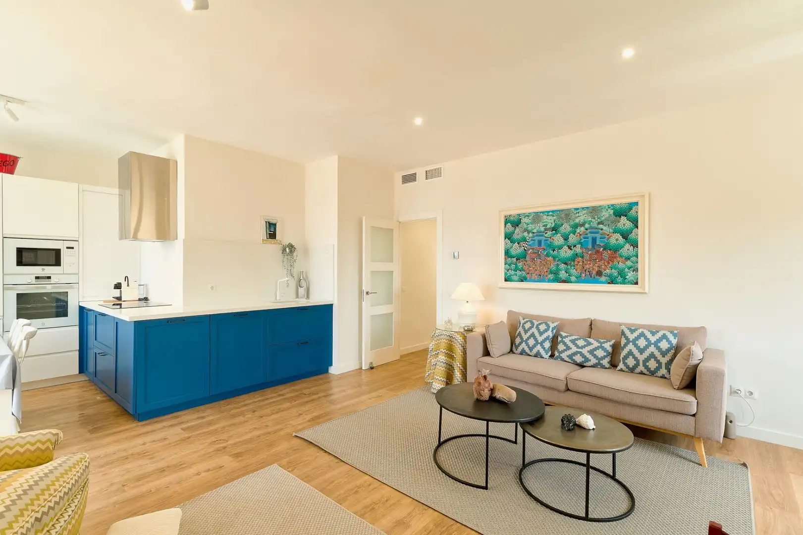 Wohnzimmer von Wohnung zum Verkauf in Málaga mit Klimaanlage, Heizung und Terrasse